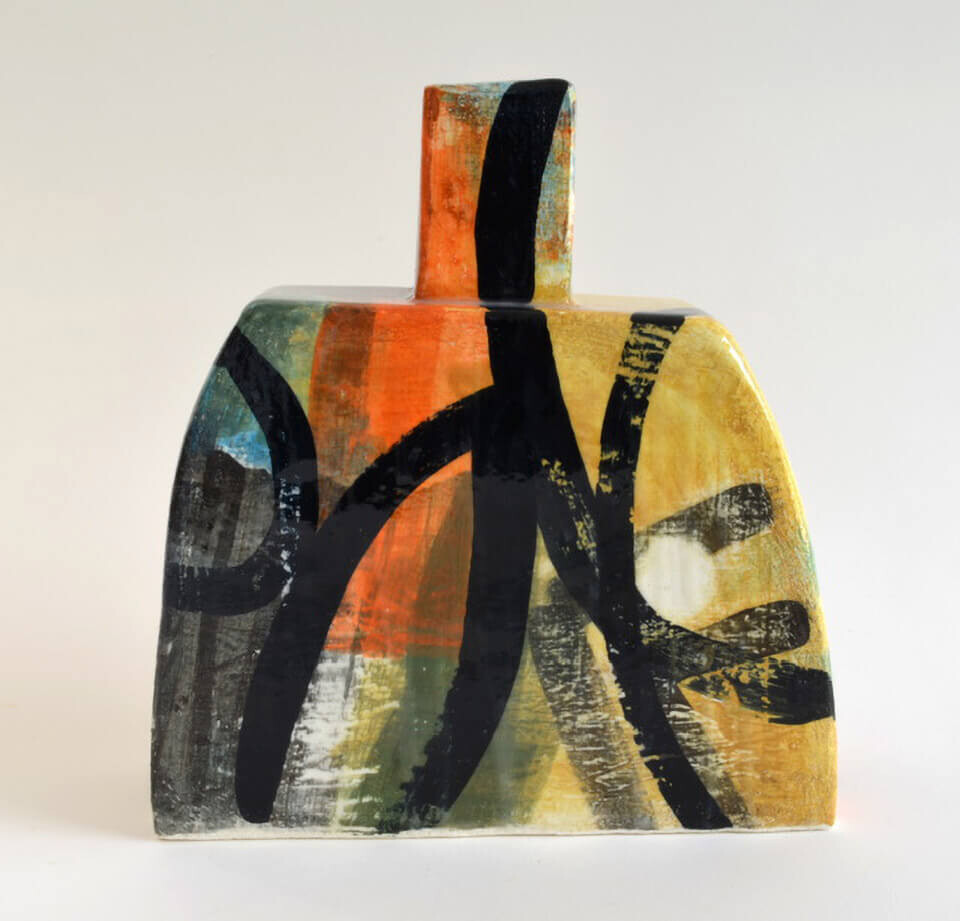 Peter Arscott Loop Bottle stoneware Peter Arscott Loop Bottle stoneware