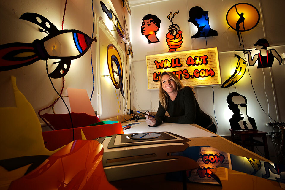 Sophie McDowall, Retro-pop Lighting Designer